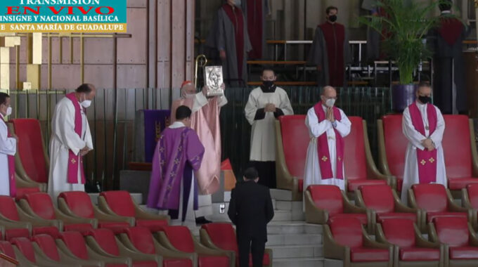 El Arzobispo Carlos Aguiar Retes Preside La Misa Del IV Domingo De Cuaresma 2021.