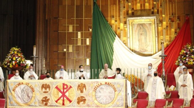 Santa Misa Por La Solemnidad De Nuestra Señora De Guadalupe 2020. Foto: Basílica De Guadalupe.