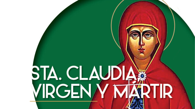Sta Claudia Virgen Y Mártir