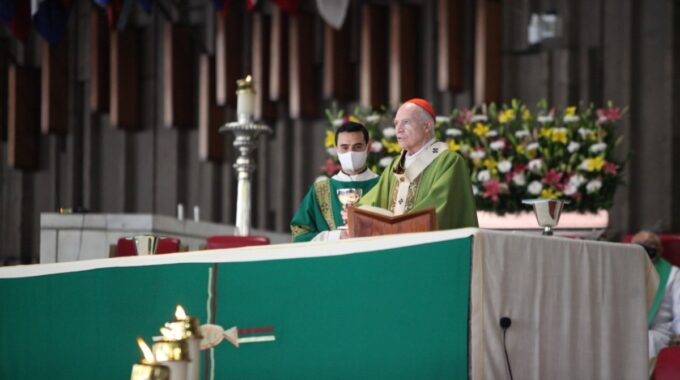 Card. Carlos Aguiar Retes. Arzobispo Primado De México. Foto: Basílica De Guadalupe.