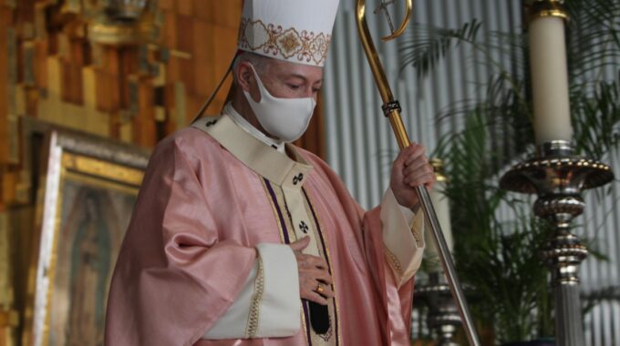 Card. Carlos Aguiar Retes, Arzobispo Primado De México. Foto: Basílica De Guadalupe.